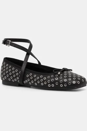 Michael Kors Kožené baleríny Collette barva, 40R5COFP1L.001