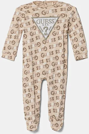 Guess Kojenecké bavlněné dupačky H3YW02 J1314