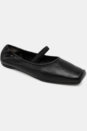 Tory Burch Kožené baleríny Runway Ballet barva, 157625-006