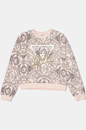 Guess Dětská bavlněná mikina barva, vzorovaná, J5RQ06 KA6R4