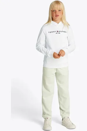 Tommy Hilfiger Dětská bavlněná mikina barva, s kapucí, s aplikací, KS0KS00205