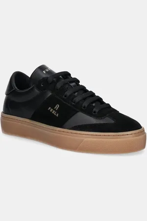 Furla Kožené tenisky Enjoy Lace-Up Sneaker barva, YI79ENJ BX3712 3482S