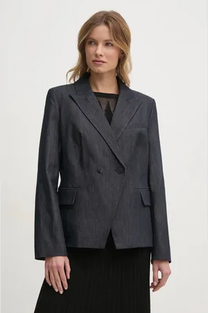 DKNY Sako tmavomodrá barva, DJ4J6010