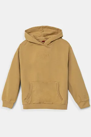 Guess Dětská bavlněná mikina barva, s kapucí, s aplikací, L5RQ17 KAD74
