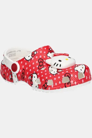 Crocs Pantofle CLASSIC HELLO KITTY RED CLOG barva, 210576