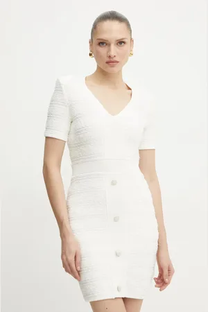 Guess Šaty AMELIA barva, mini, 5RGK04 5852Z