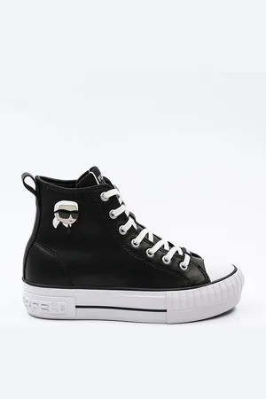 Karl Lagerfeld Kožené kecky KAMPUS MAX NFT dámské, barva, KL60445T