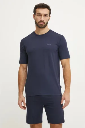 HUGO BOSS Pyžamo tmavomodrá barva, 50535826