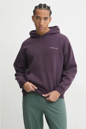 Abercrombie & Fitch Mikina pánská, barva, s kapucí, hladká, KI122-4366