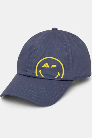 adidas Dětská bavlněná kšiltovka SMILEY tmavomodrá barva, s aplikací, JG5803