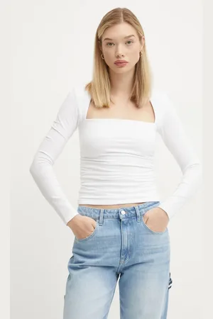 Abercrombie & Fitch Tričko s dlouhým rukávem dámské, barva, KI139-4893