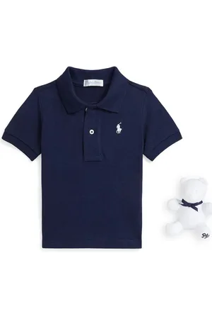 Ralph Lauren Dětské polo tričko tmavomodrá barva, 320940294001