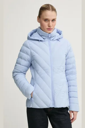 Abercrombie & Fitch Péřová bunda dámská, barva, zimní, KI144-4182