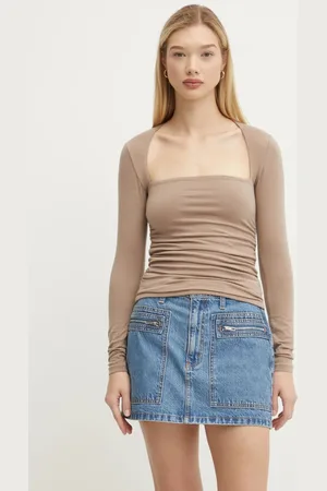 Abercrombie & Fitch Tričko s dlouhým rukávem dámské, barva, KI139-4893