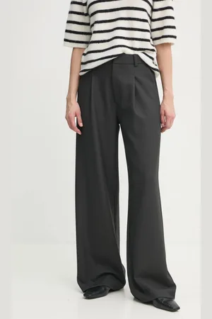 Gestuz Kalhoty dámské, barva, široké, high waist, 10909759