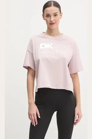 DKNY Bavlněné tričko barva, DP5T1121