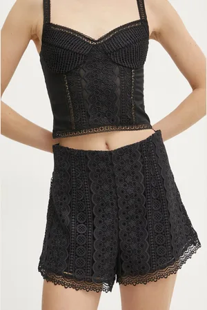 CHARO RUIZ IBIZA Kraťasy Hazie dámské, barva, hladké, high waist, 256500