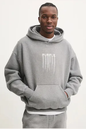 Purple Brand Bavlněná mikina HWT FLEECE PO HOODY pánská, barva, s kapucí, s potiskem, P401-HMHT125