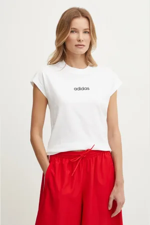 adidas Bavlněné tričko Essentials Linear barva, JC8239