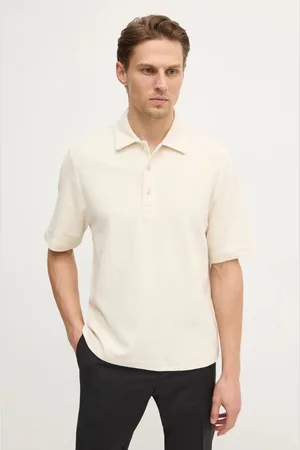 Filippa K Bavlněné polo tričko barva, 31560
