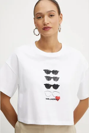 Karl Lagerfeld Bavlněné tričko barva, A1W17121