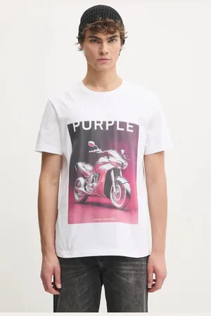 Purple Brand Bavlněné tričko CLEAN JERSEY SS TEE barva, s potiskem, P109-CBAC125