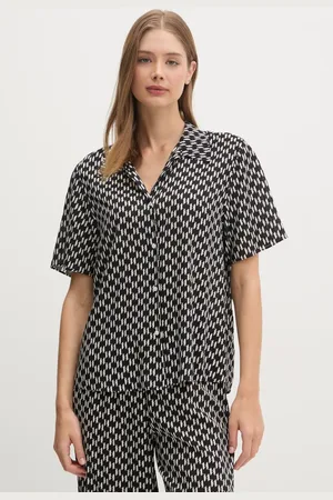 Karl Lagerfeld Košile dámská, barva, regular, s klasickým límcem, A1W46044