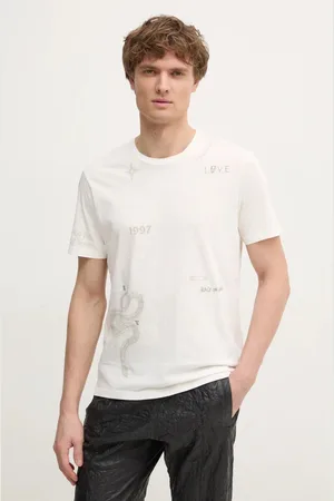 Zadig & Voltaire Bavlněné tričko barva, s potiskem, JMTS01659
