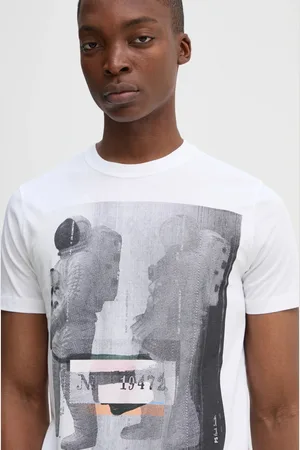 Paul Smith Bavlněné tričko barva, s potiskem, M2R.010R.PP5086