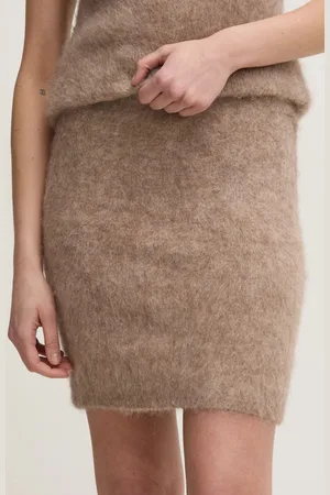 Gestuz Vlněná sukně barva, mini, pouzdrová, 10909845