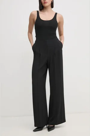 SANDRO FERRONE Kalhoty dámské, barva, široké, high waist, SFS15YBEALGHERO