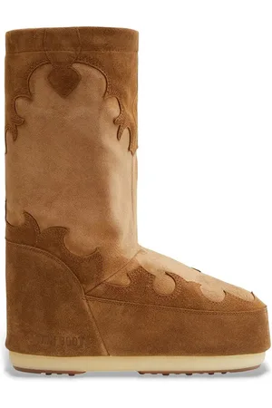 Moon Boot Semišové sněhule MB ICON SUEDE EMROIDERY barva, 80D1402990 M008
