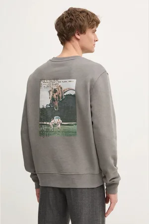 Zadig & Voltaire Mikina pánská, barva, s potiskem, JMSS00251