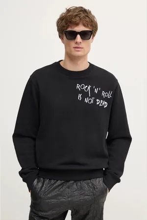 Zadig & Voltaire Bavlněná mikina pánská, barva, s aplikací, JMSS01255