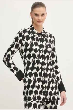 Diane von Furstenberg Košile dámská, barva, regular, s klasickým límcem, DVFBL4S015