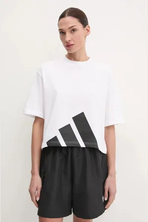 adidas Bavlněné tričko Essentials barva, JG8737