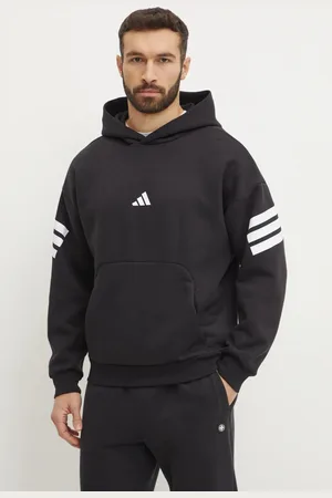 adidas Mikina Future Icons pánská, barva, s kapucí, s potiskem, JD4838