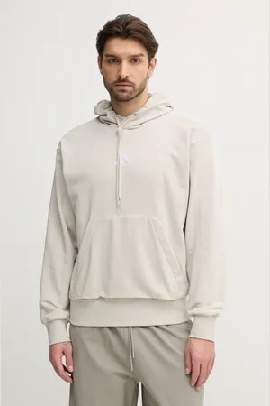 adidas Mikina Feelcozy pánská, barva, s kapucí, hladká, IN6085