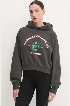 P.E Nation Bavlněná mikina Cresent dámská, barva, s kapucí, s potiskem, 244H382