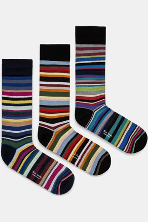 Paul Smith Ponožky 3-pack pánské, více barev, M1A-SOCK-P3PSTR