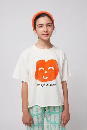 Bobo Choses Dětské bavlněné tričko Joyful Face barva, 125AC017