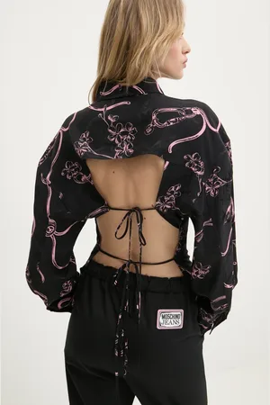 Moschino Košile dámská, barva, relaxed, s klasickým límcem, 0201 3236