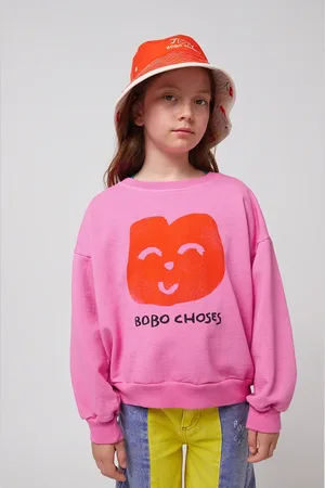 Bobo Choses Dětská mikina Joyful Face barva, s potiskem, 125AC033