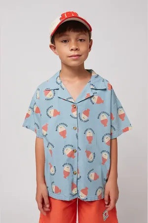 Bobo Choses Dětská bavlněná košile Morning Egg barva, 125AC026