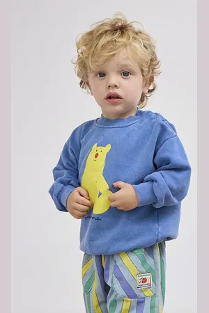 Bobo Choses Dětská bavlněná mikina Hug Me Bear barva, s potiskem, 125AB032