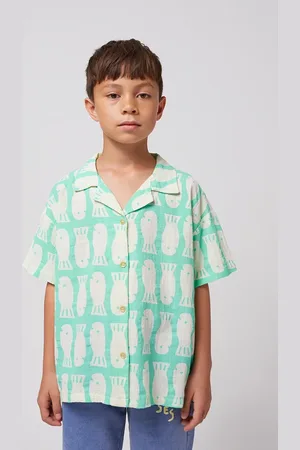 Bobo Choses Dětská bavlněná košile Lucky Fish barva, 125AC025