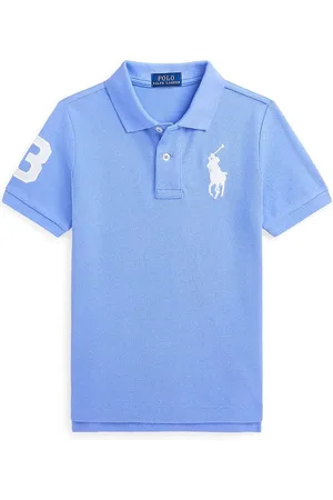 Ralph Lauren Dětská bavlněná polokošile barva, 322703635108