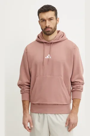 adidas Mikina Feelcozy pánská, barva, s kapucí, hladká, IN6069