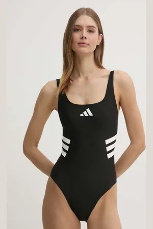 adidas Jednodílné plavky 3 Stripes barva, měkký košík, JH3391