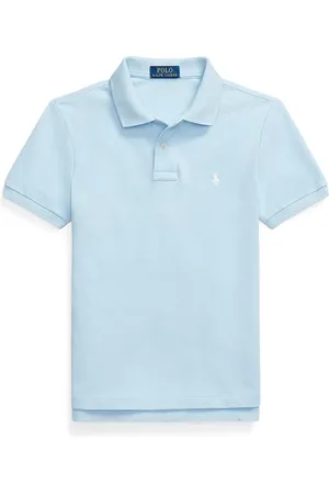 Ralph Lauren Dětská bavlněná polokošile barva, 323708857064